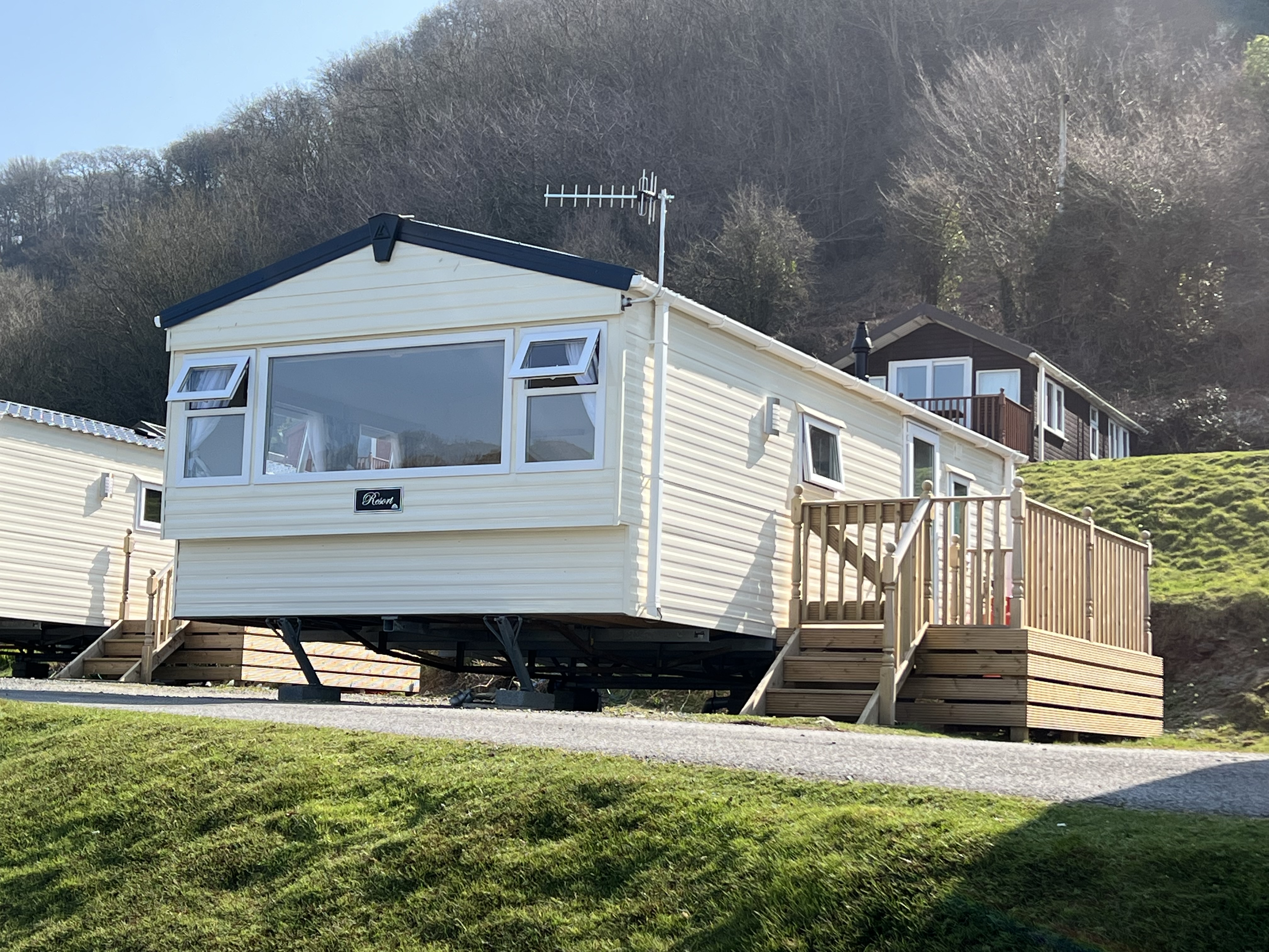 Elevated position with decking