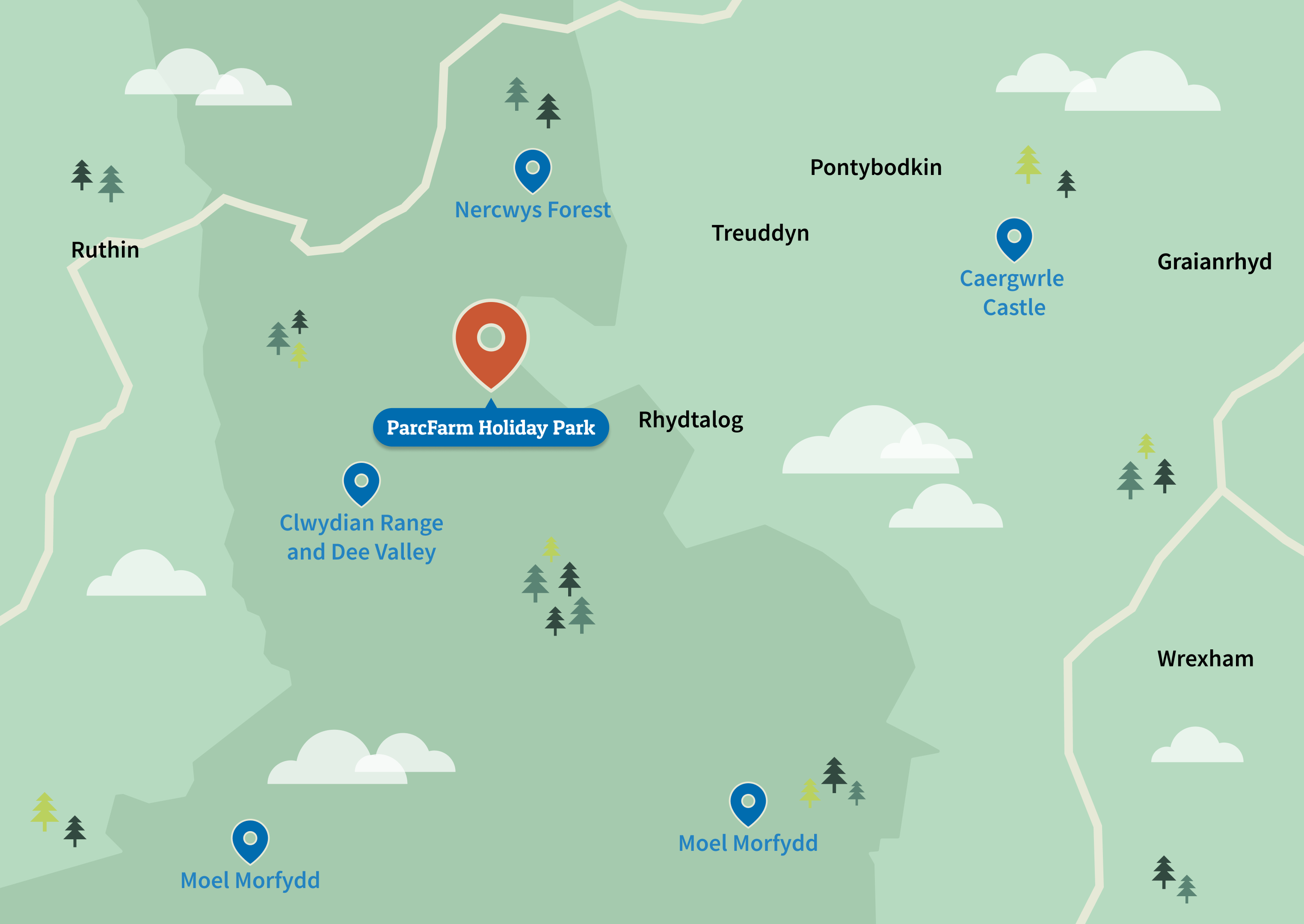 ParcFarm Holiday Park Map