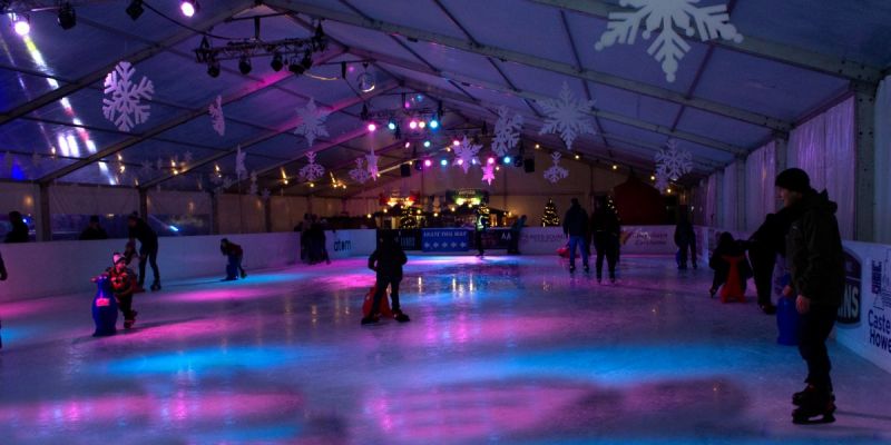 Ice Skating at Camarthen Winter Wonderland