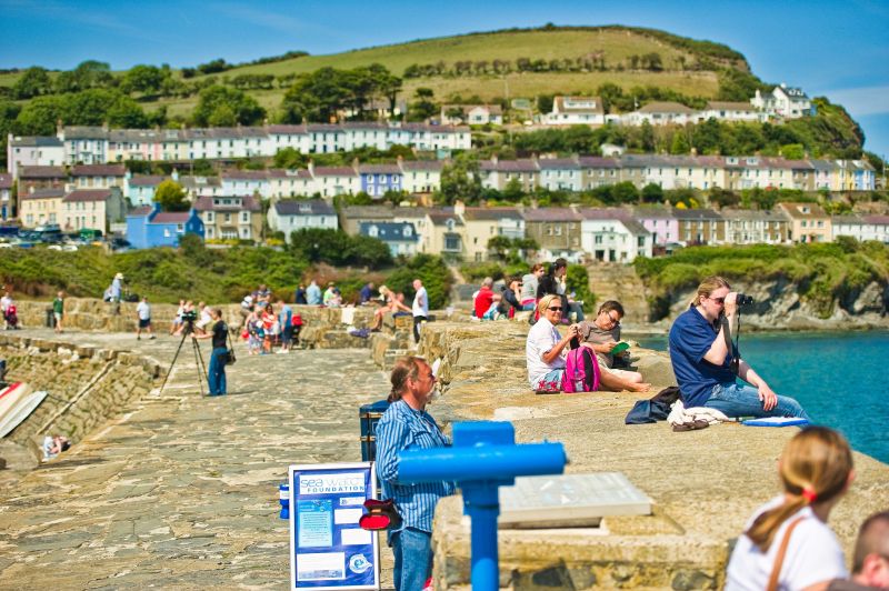 New Quay resort town in Ceredigion