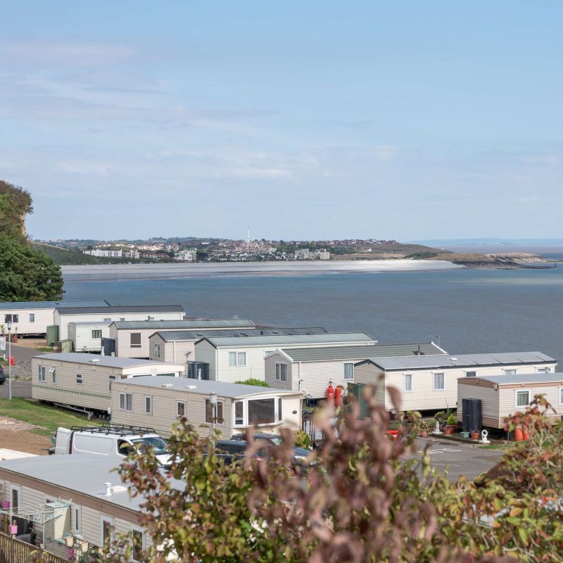 Porthkerry Holiday Park overlooking Barry Island