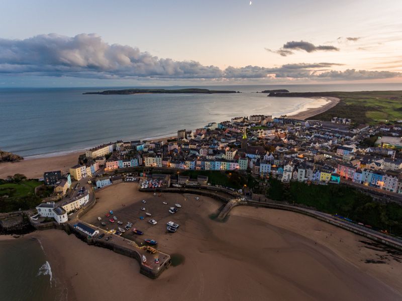 Tenby, Pembrokeshire looking lovely in Winter