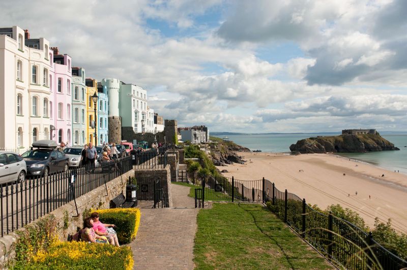 Tenby in Pembrokeshire is a famous resort town