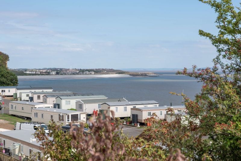 Porthkerry Leisure Park overlooking Barry