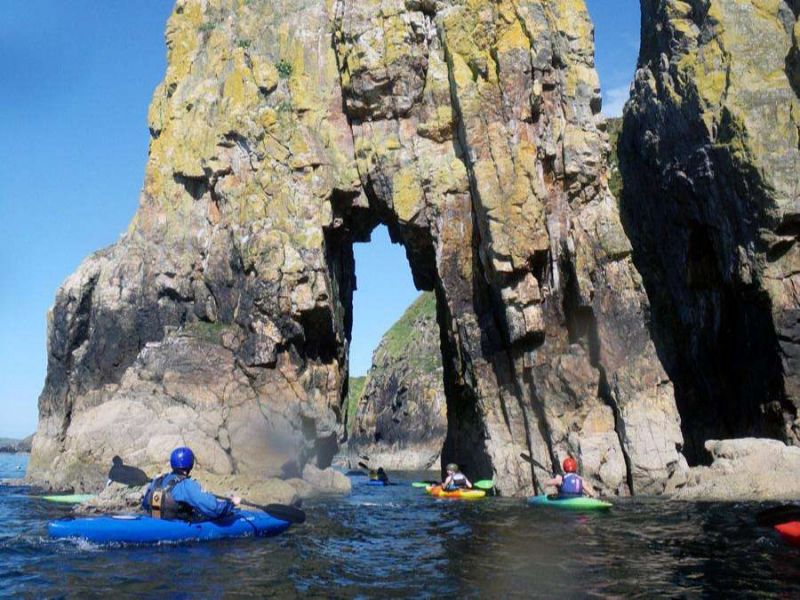 sea kayak in pembrokeshire