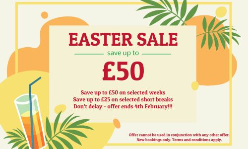 Save up to £50 off your Easter Holidays