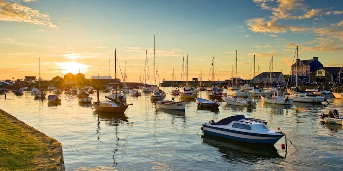 Aberaeron harbour