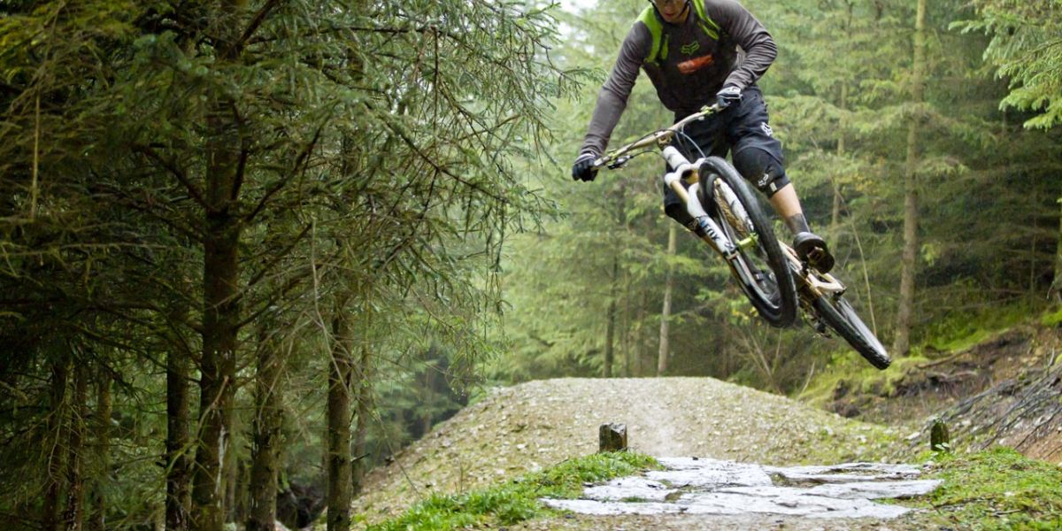 Mountain biking in Llandegla forest