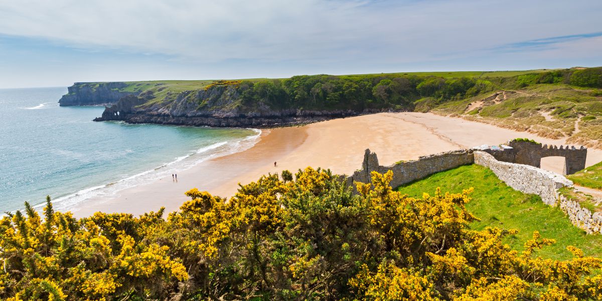Barafundle Bay in Pembrokeshire