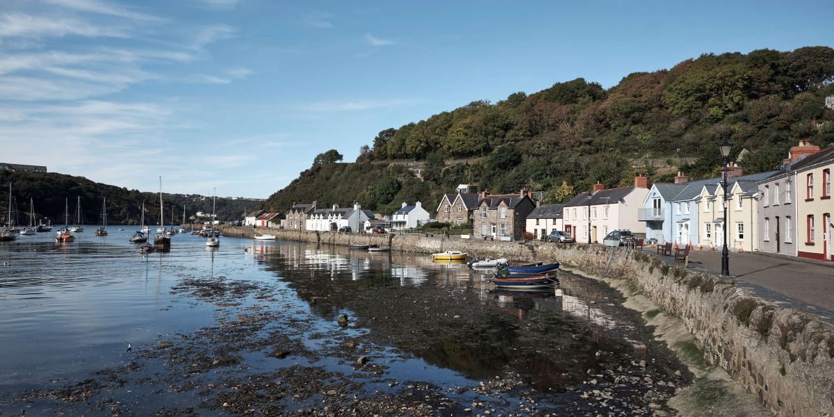 Fishguard Harbour for walking tours