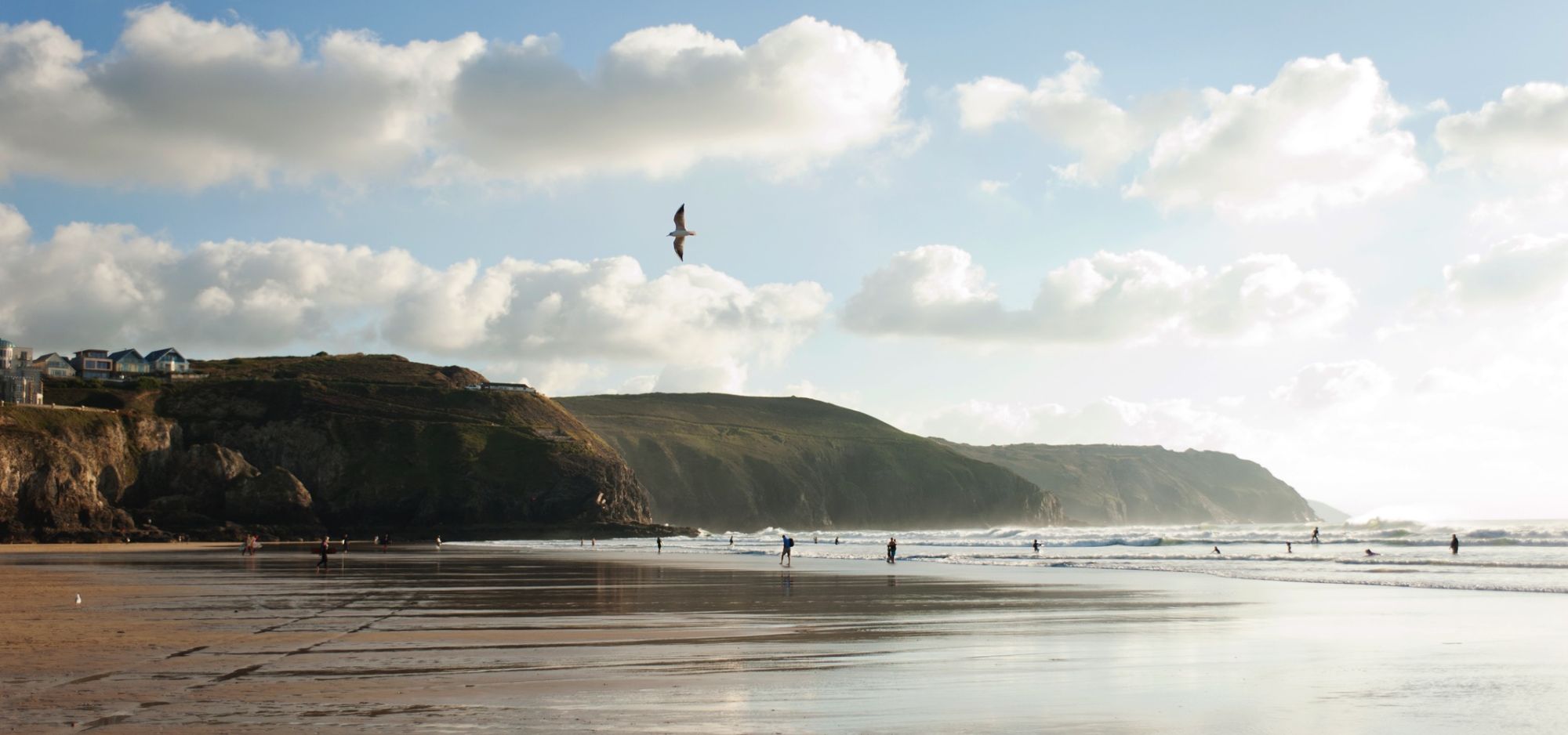 beach at liskey hill - sea view