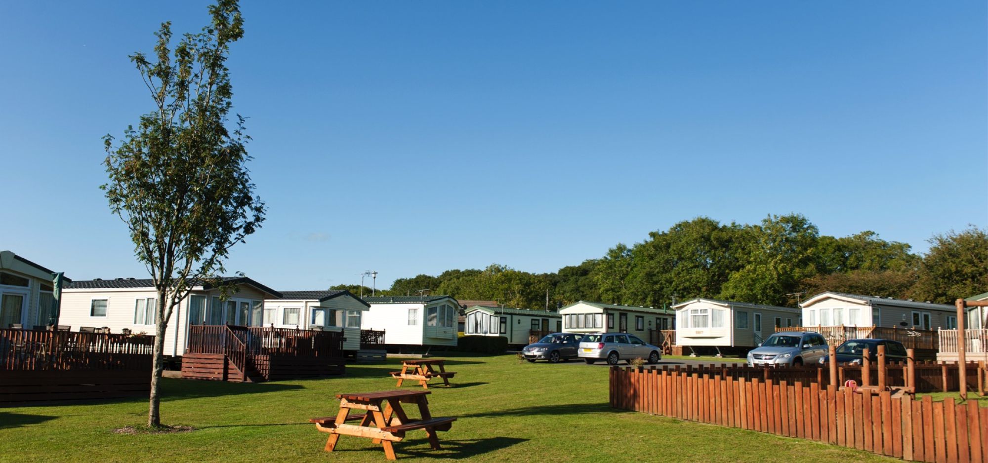 Large lawn area for picnicking and family fun