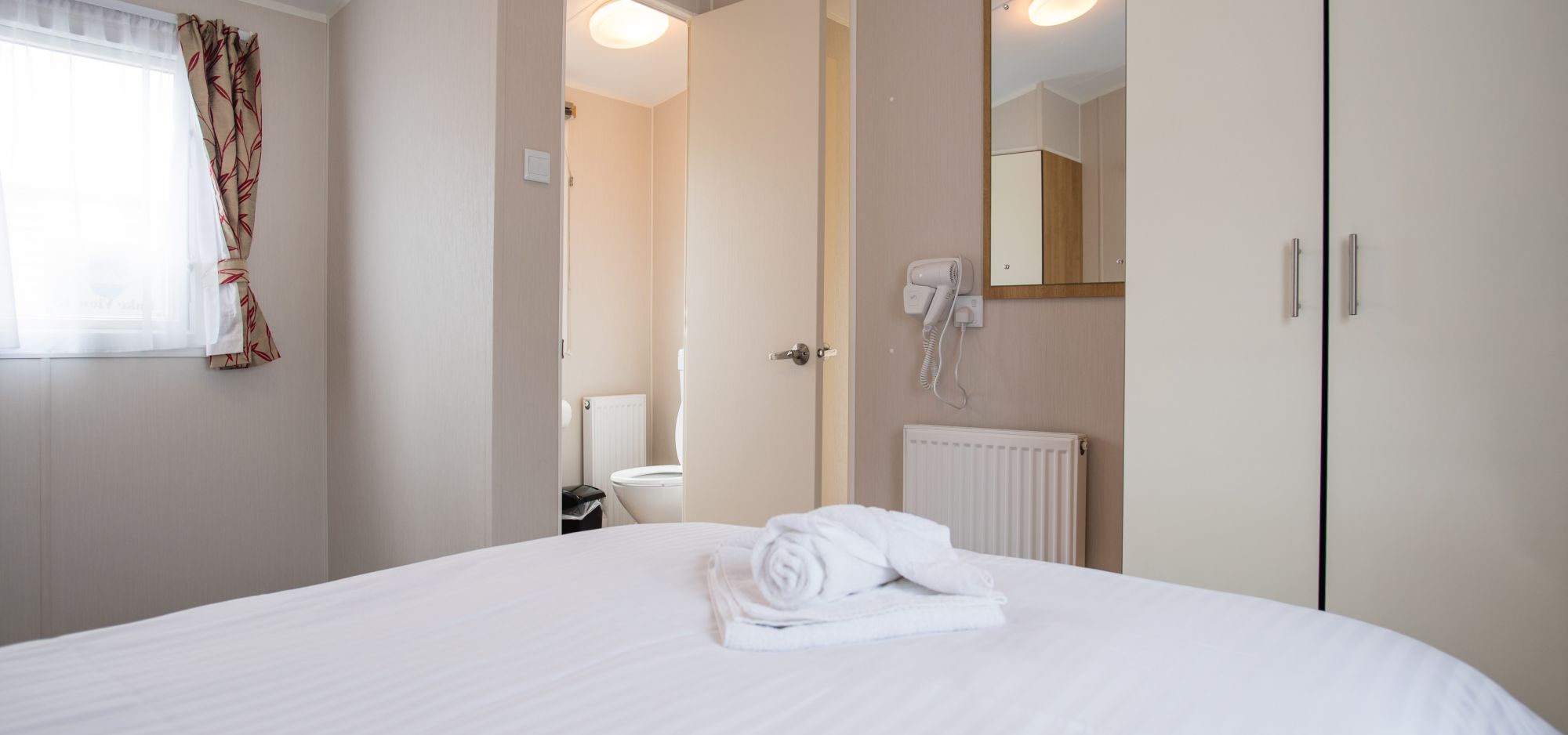Many of our caravans come with ensuite bathrooms