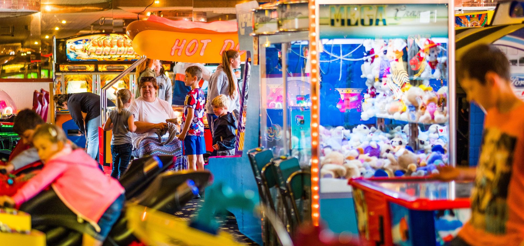 Arcade at Clarach Bay Holiday Village